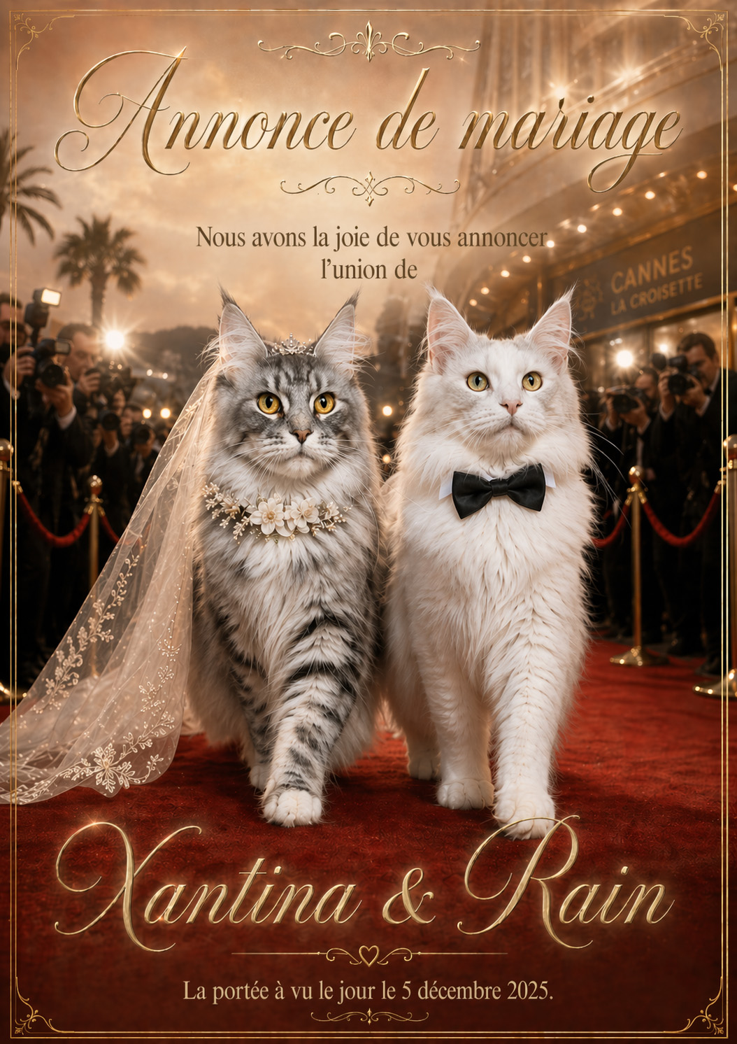 Annonce de mariage
